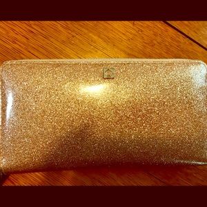Kate Spade Rose Gold Glitter Wallet